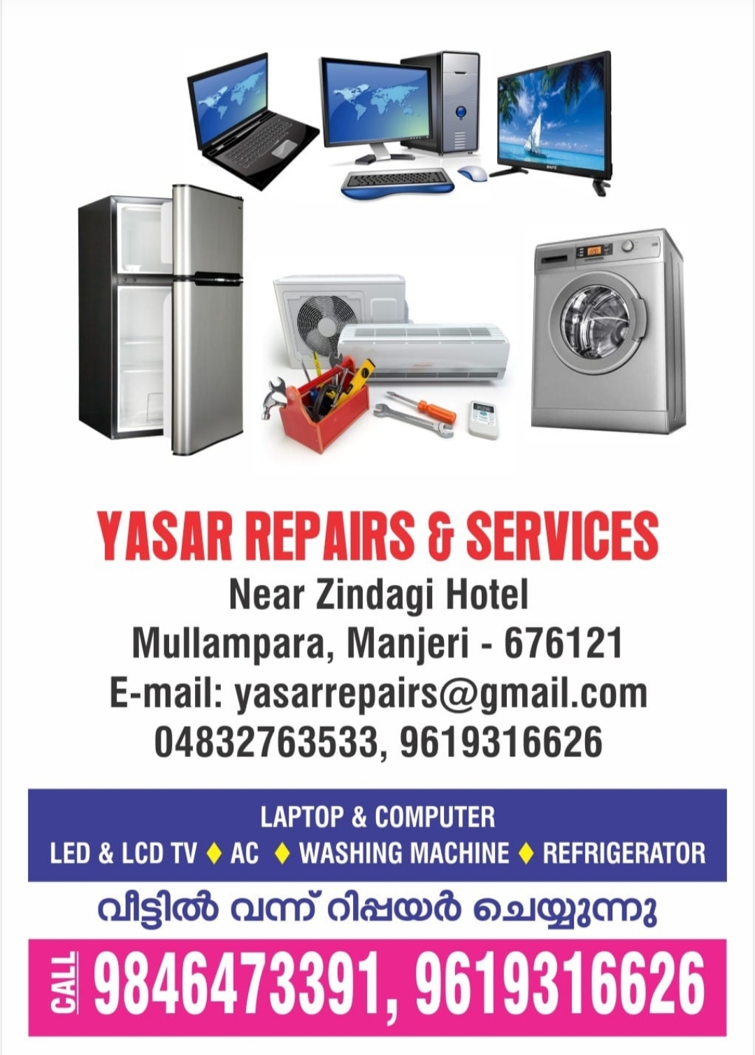 YASAR  REPAIRS & SERVICES